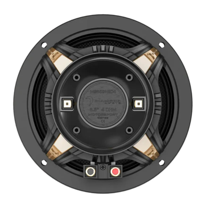 Diamond Audio MS652NEO4S 6.5" Slim Neodymium Hybrid Coaxial Speakers - 200 Watts Rms 4-ohm