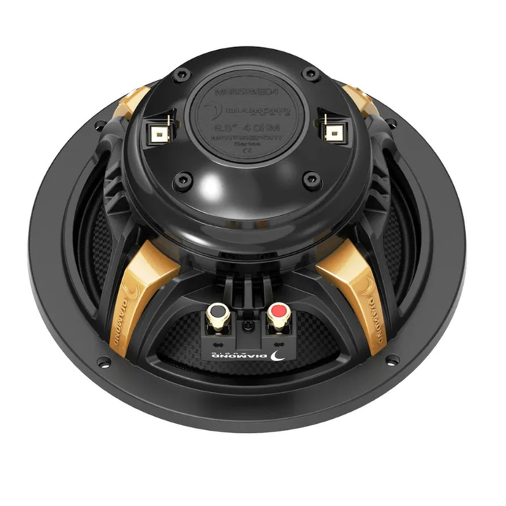 Diamond Audio MS652NEO4S 6.5" Slim Neodymium Hybrid Coaxial Speakers - 200 Watts Rms 4-ohm