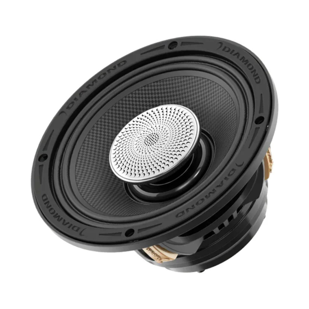 Diamond Audio MS652NEO4S 6.5" Slim Neodymium Hybrid Coaxial Speakers - 200 Watts Rms 4-ohm