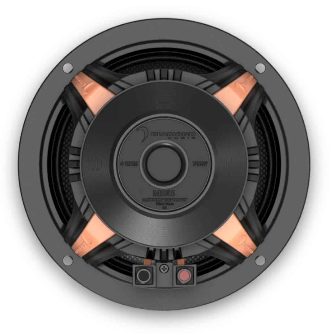 Diamond Audio MS65NEO 6.5" Neodymium Mid-Range Loudspeakers - 300 Watts Rms 4-ohm