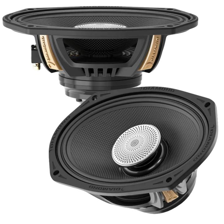 Diamond Audio MS692NEO4 6x9" Neodymium Hybrid Coaxial Speakers - 200 Watts Rms 4-ohm