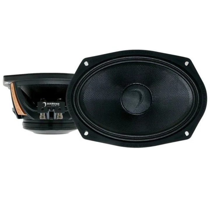 Diamond Audio Cut-In Lid Kit with MS69NEO 6x9" Mid-Range Speakers - Fits 2014-2023 Harley Davidson