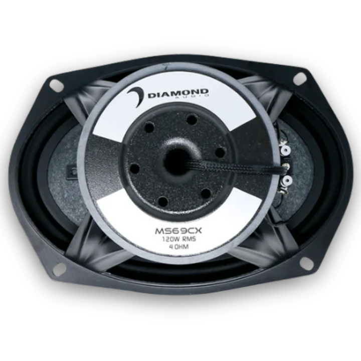 Diamond Audio MS69CX 6x9" Marine Coaxial Speakers - 125 Watts Rms 4-ohm