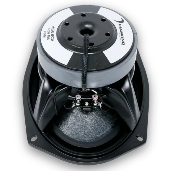 Diamond Audio MS69CX 6x9" Marine Coaxial Speakers - 125 Watts Rms 4-ohm