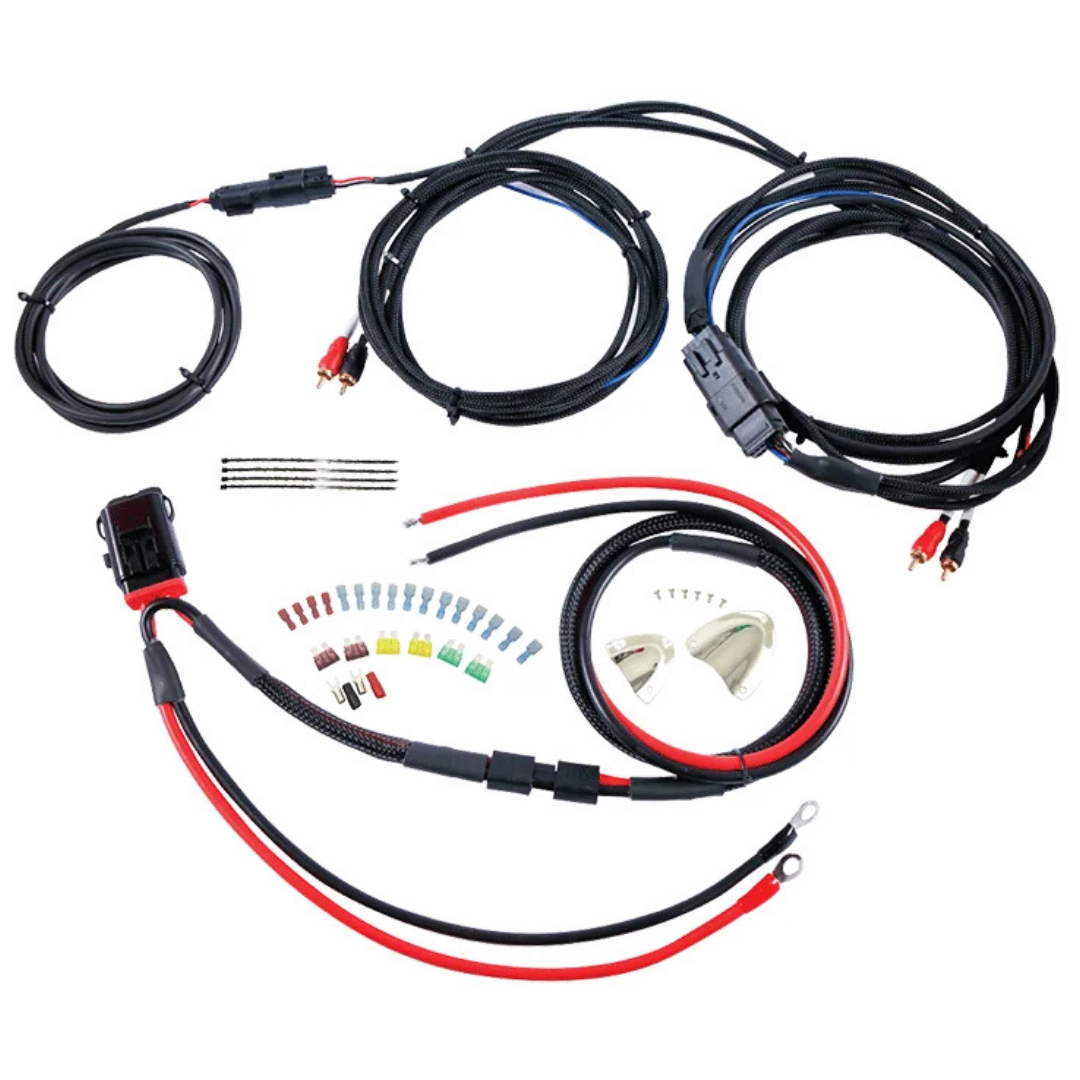 Diamond Audio MSHR2 2-Channel Complete Wiring Kit - Fits 1998-2019 Harley Davidson Baggers