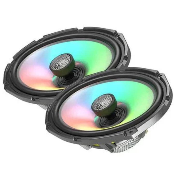 Diamond Audio Cut-In Lid Kit with HXM69F4 6x9" Coaxial Speakers - Fits 1998-2013 Harley Davidson