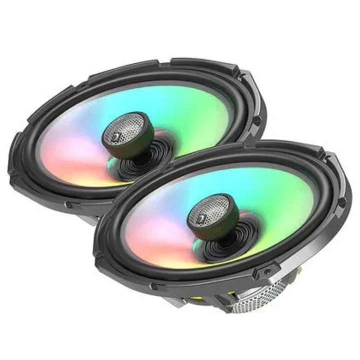 Diamond Audio Cut-In Lid Kit with HXM69F4 6x9" Coaxial Speakers - Fits 2024-Up Harley Davidson