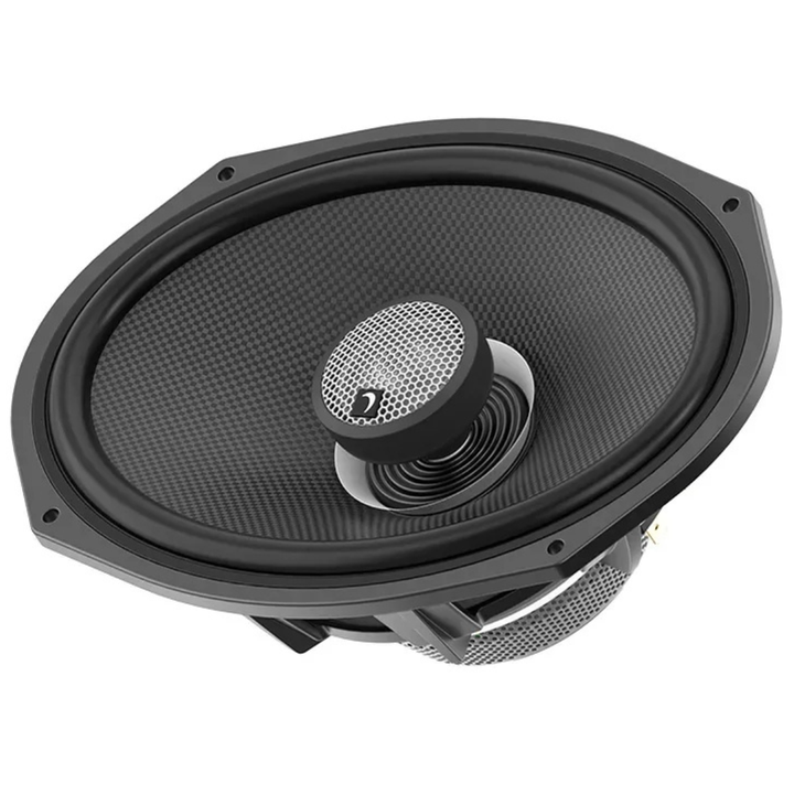 Diamond Audio Cut-In Lid Kit with HXM69F4BK 6x9" Coaxial Speakers - Fits 2014-2023 Harley Davidson