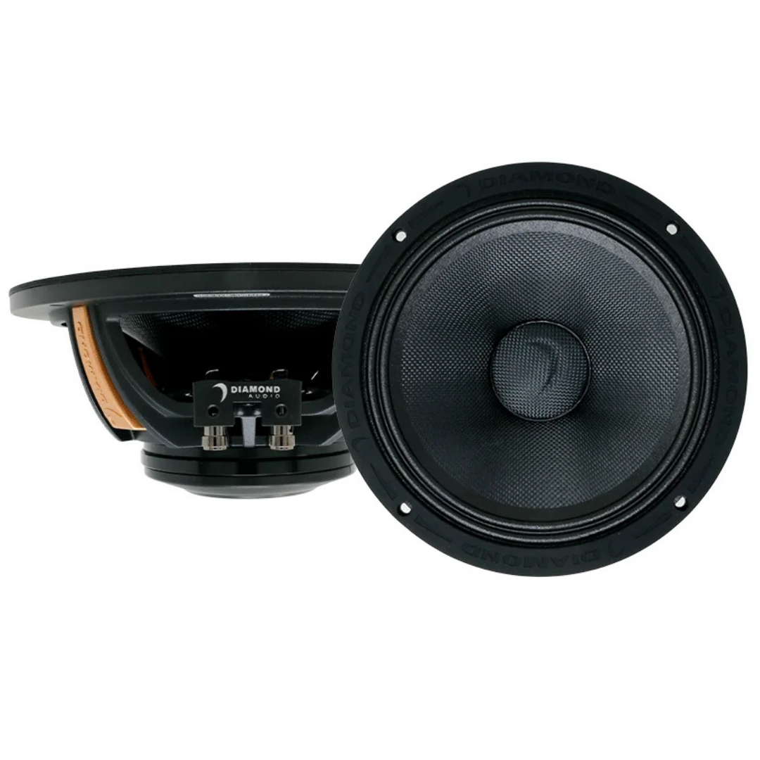 Diamond Audio MSMB84NEO 8" Neodymium Mid-Bass Loudspeakers - 350 Watts Rms 4-ohm