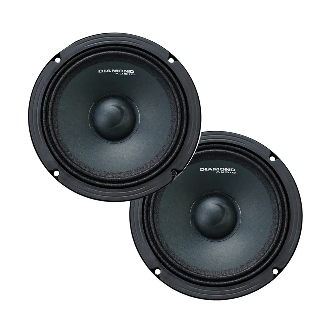 Diamond Audio MSPRO65 6.5" Mid-Range Loudspeakers - 200 Watts Rms 4-ohm