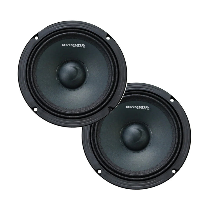 Diamond Audio MSPRO65 6.5" Mid-Range Loudspeakers - 200 Watts Rms 4-ohm