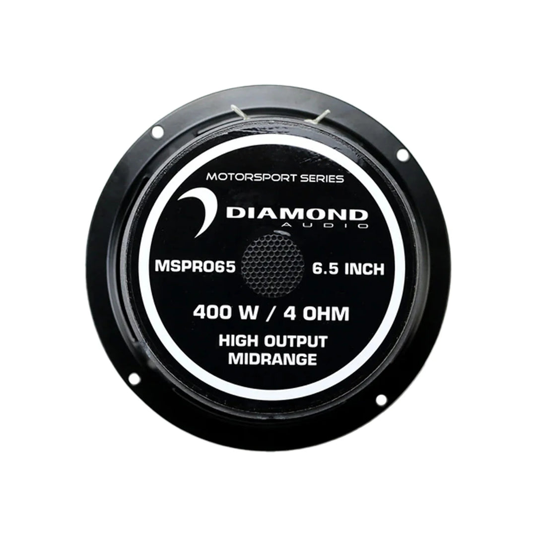 Diamond Audio MSPRO65 6.5" Mid-Range Loudspeakers - 200 Watts Rms 4-ohm