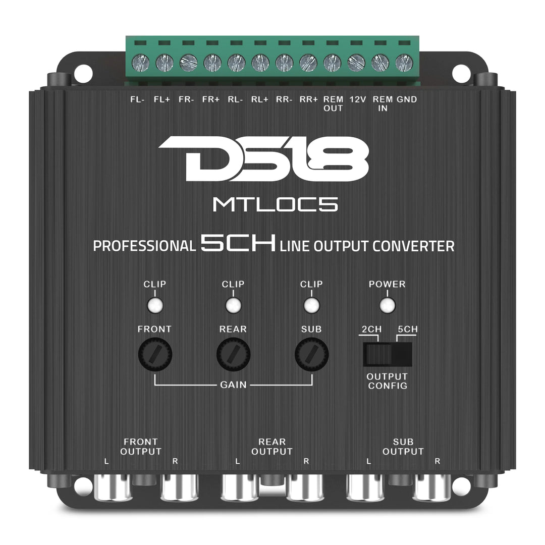 DS18 MTLOC5 5-Channel Line Output Converter with Remote Turn-On