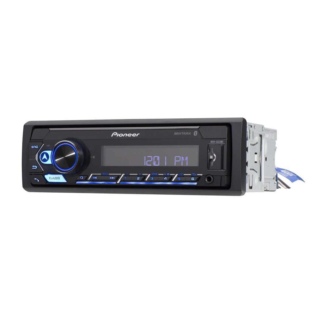 Pioneer MVH-S322BT Single-DIN Digital Media Receiver with Bluetooth, Alexa and 13-Band EQ