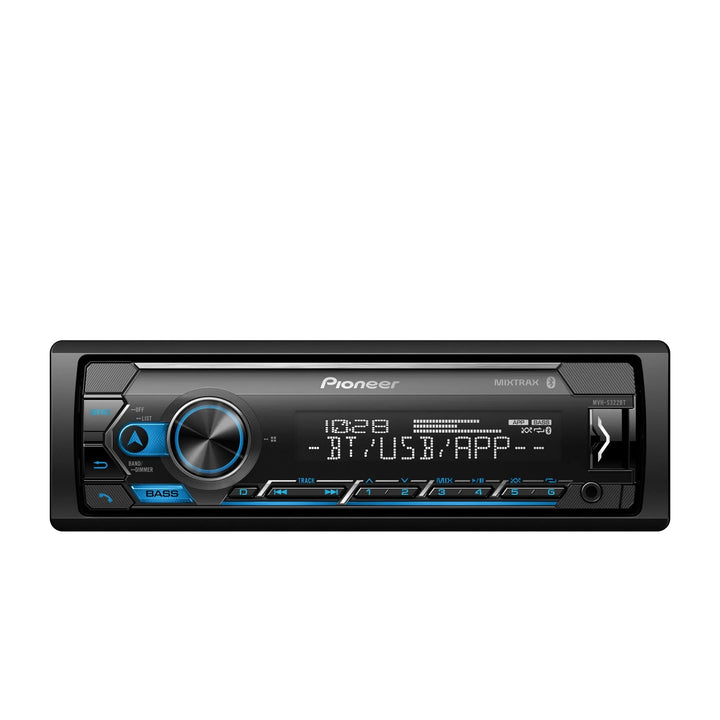 Pioneer MVH-S322BT Single-DIN Digital Media Receiver with Bluetooth, Alexa and 13-Band EQ