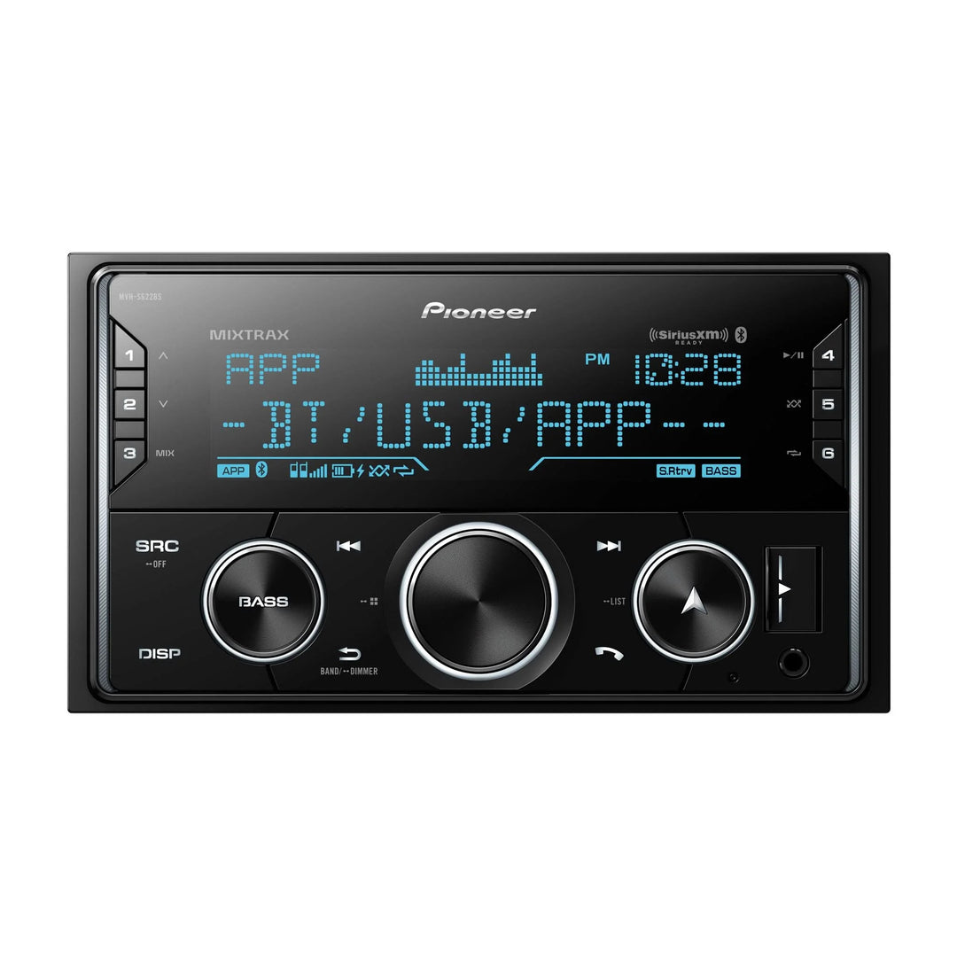 Pioneer MVH-S622BS Double-Din Digital Media Receiver with Bluetooth, Alexa & Smart Sync