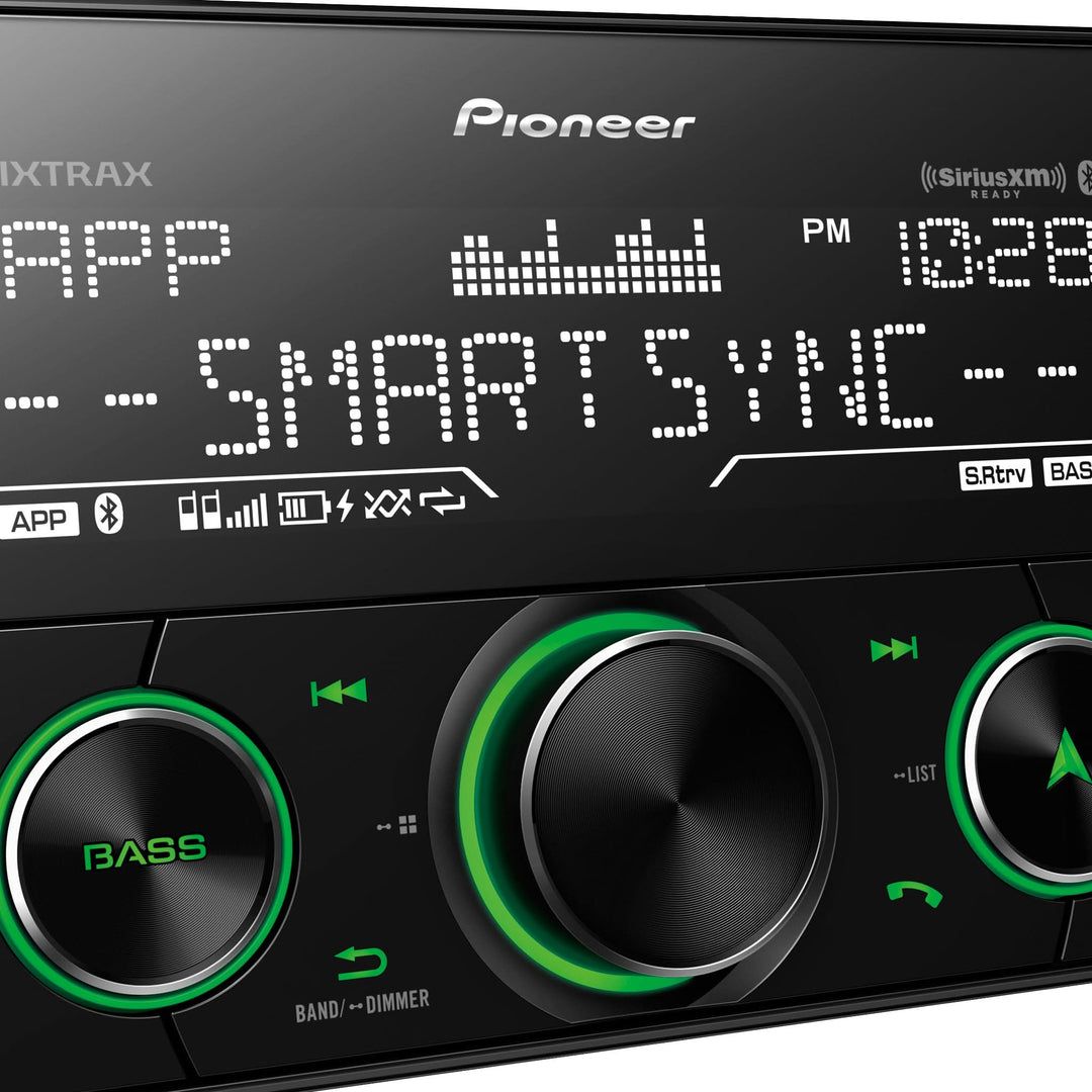 Pioneer MVH-S622BS Double-Din Digital Media Receiver with Bluetooth, Alexa & Smart Sync