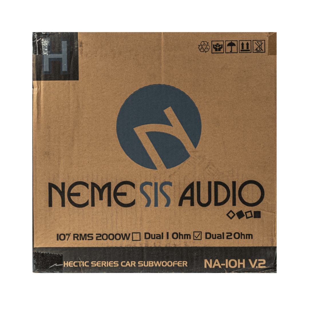 Nemesis Audio NA-10H V.2 10" Subwoofer - 2000 Watts Rms Dual 1-ohm or 2-ohm
