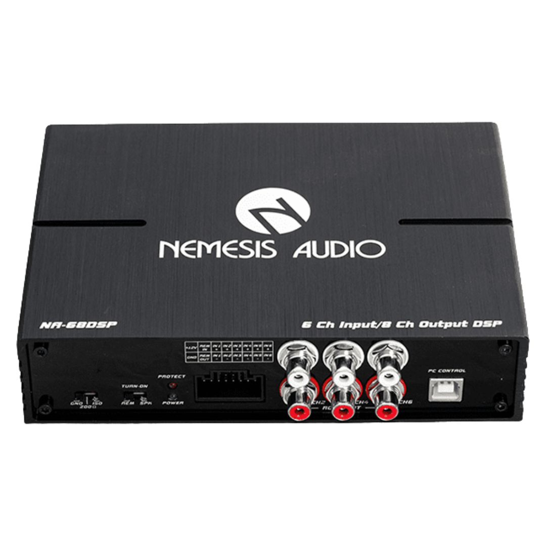 Nemesis Audio NA-68DSP High-Resolution Digital Signal Processor with Bluetooth and App Control - 6-Channel In and 8-Channel Out
