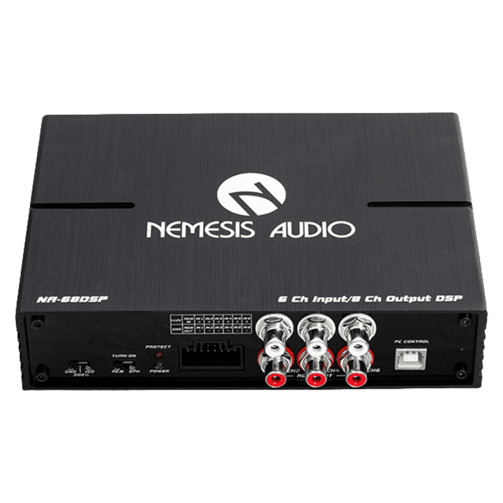 Nemesis Audio NA-68DSP High-Resolution Digital Signal Processor with Bluetooth and App Control - 6-Channel In and 8-Channel Out