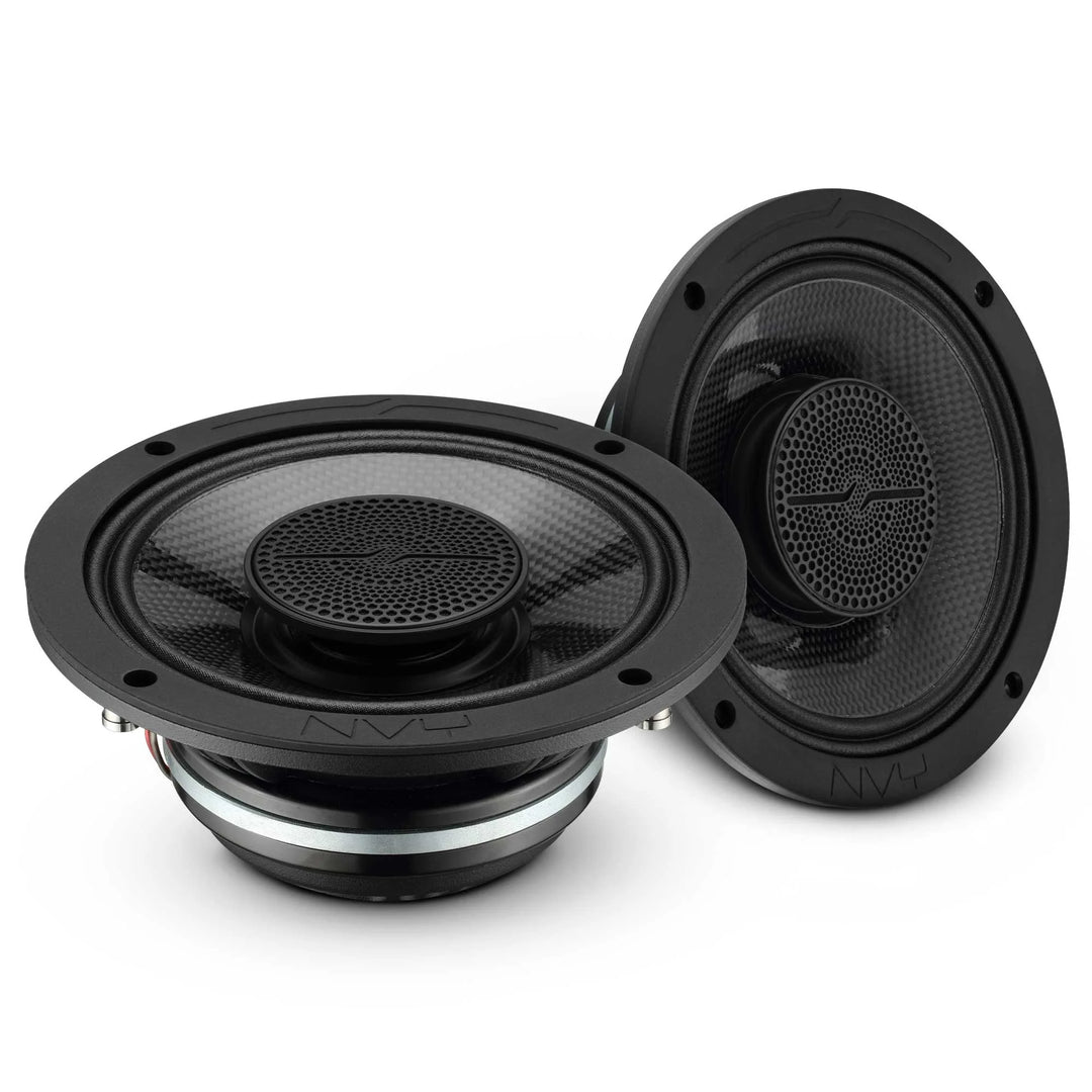 DS18 NVY-6HDCFSL 6.5” Slim Hybrid Coaxial Loudspeakers - 250 Watts Rms