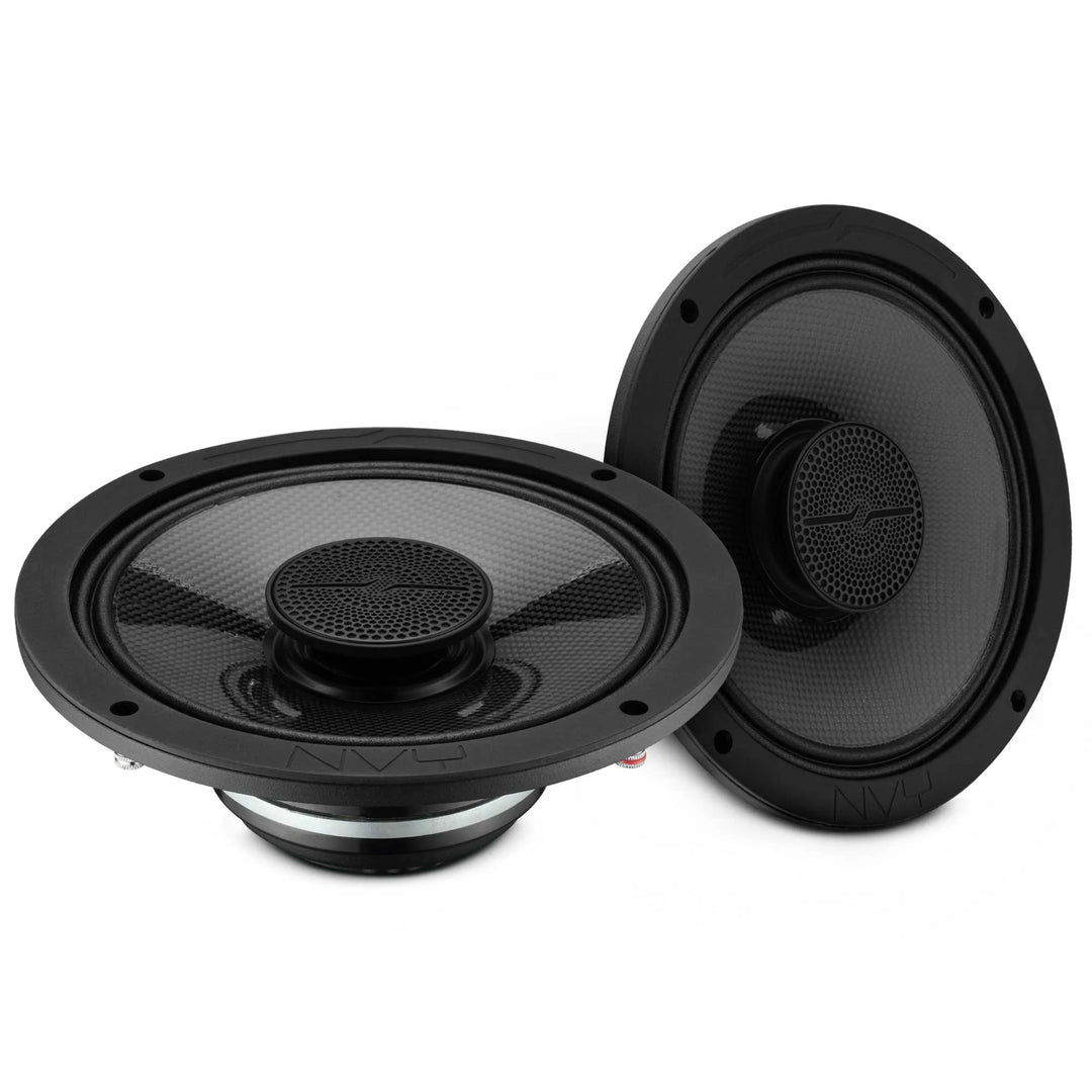 DS18 NVY-8HDCFSL 8” Slim Hybrid Coaxial Loudspeakers - 250 Watts Rms