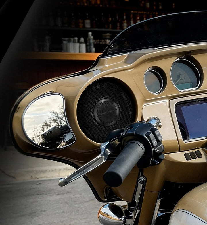 DS18 Front Stage Audio Upgrade Kit - Fits 2014–2023 Harley Davidson Street Glide