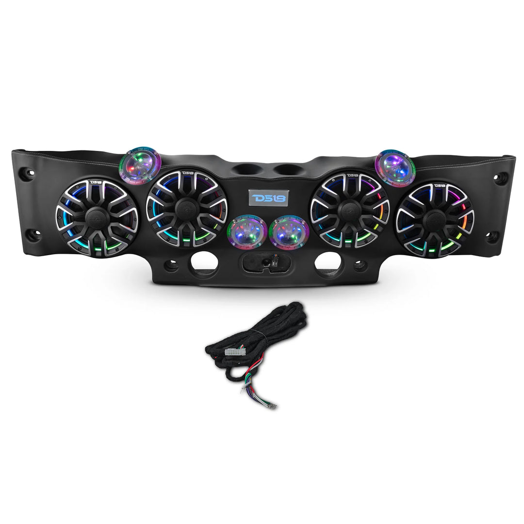 DS18 NVY Loaded Overhead Sound Bar - Fits 2007-2018 Jeep Wrangler JK/JKU