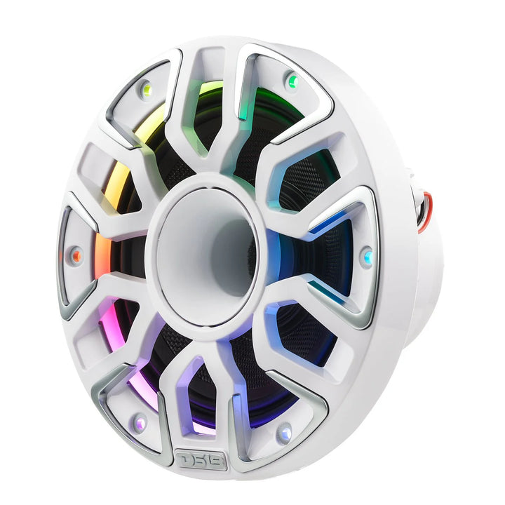 DS18 NVY-M6DC 6.5” Neodymium Hybrid Marine Speakers with LEDs - 200 Watts Rms 4-ohm