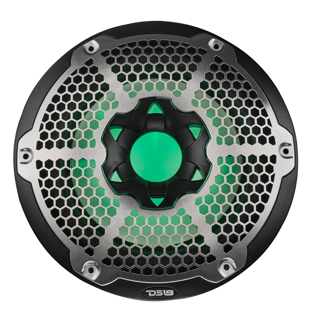DS18 NXL-10SUB 10" Marine Subwoofer with LEDs - 300 Watts Rms 4-ohm SVC
