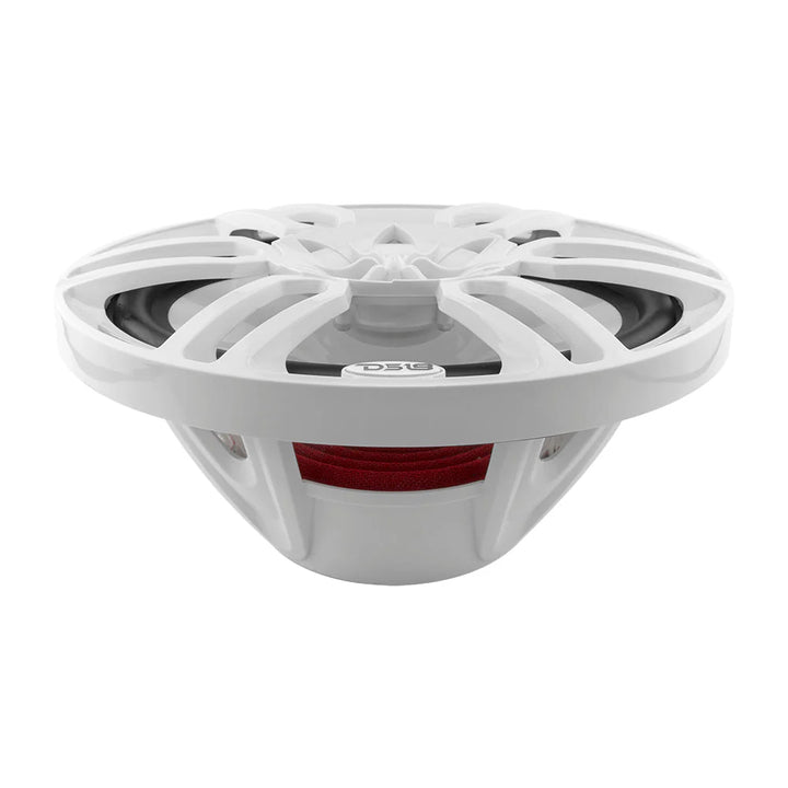 DS18 NXL-69/WH 6x9" Marine Coaxial Speakers with Built-in Tweeters and RGB LED Lights - 125 Watts Rms 4-ohm