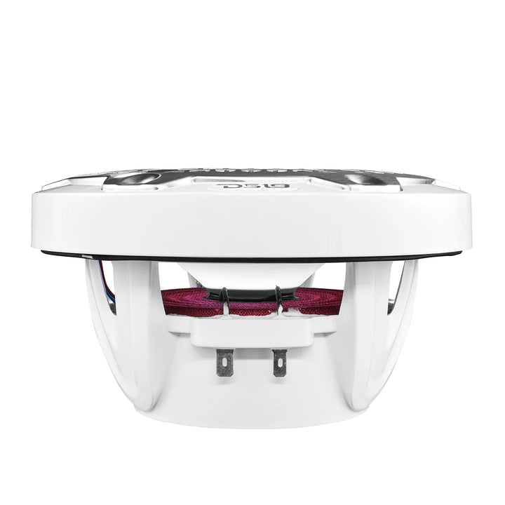 DS18 NXL-6M/WH 6.5" 2-Way Marine Speakers with LEDs - 100 Watts Rms 4-ohm