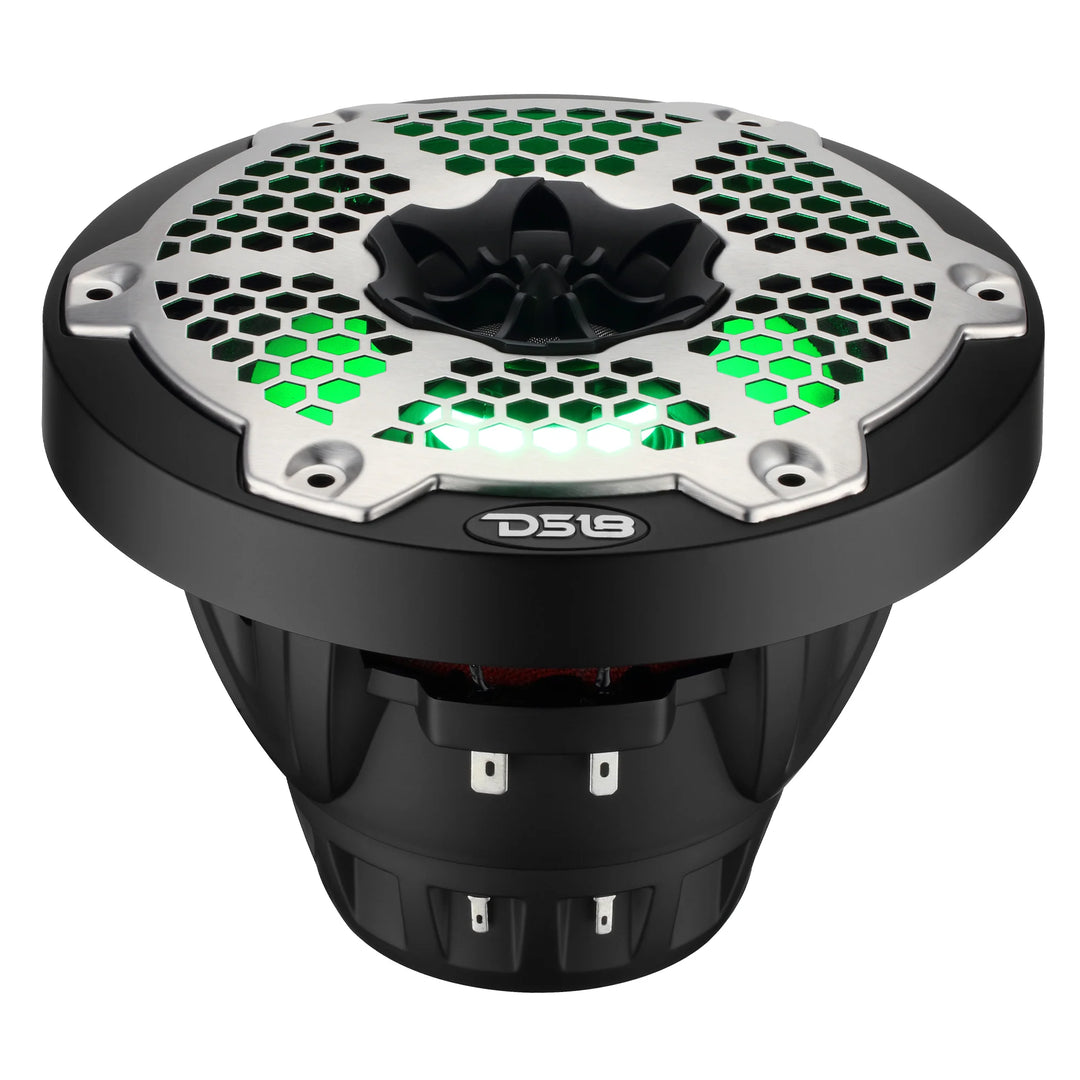 DS18 NXL-6MD 6.5" Neodymium 2-Way Marine Speakers - 250W Rms 4-ohm