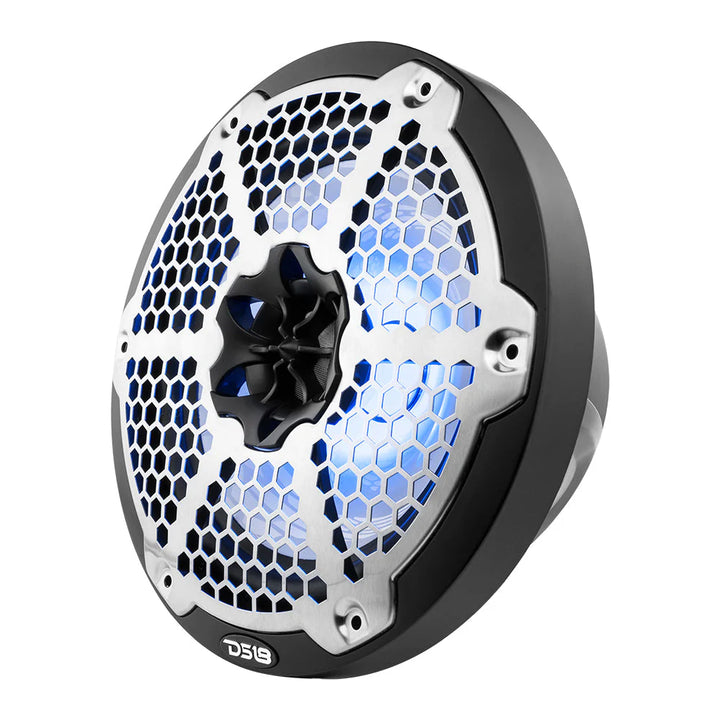 DS18 Marine Package - 4x NXL-8M 8" Coaxial Speakers with 2x NXL-10SUB 10" Subwoofers and NXL-X1200.5D 5-Channel Amplifier