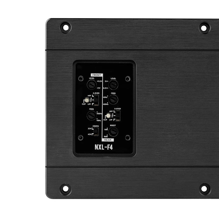 DS18 NXL-F4 Flush Mount 4-Channel Marine Amplifier - 4 x 100 Watts Rms @ 4-ohm