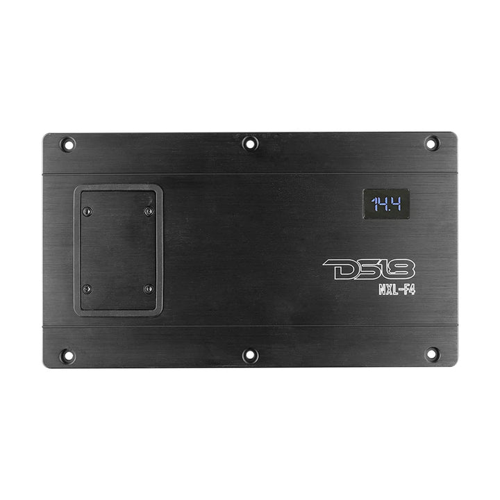 DS18 NXL-F4 Flush Mount 4-Channel Marine Amplifier - 4 x 100 Watts Rms @ 4-ohm