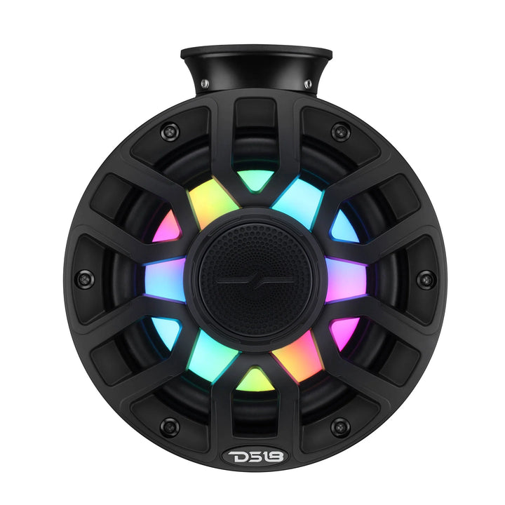 DS18 NXL-IQPS6/BK 6.5" Tower Speaker Pods with LEDs - 150 Watts Rms 4-ohm