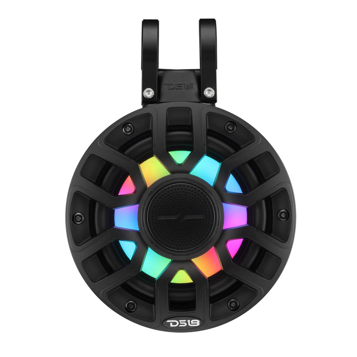 DS18 NXL-IQPS6/BK 6.5" Tower Speaker Pods with LEDs - 150 Watts Rms 4-ohm