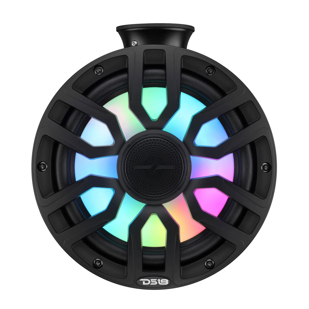 DS18 NXL-IQPS8/BK 8" Tower Speaker Pods with LEDs - 175 Watts Rms 4-ohm