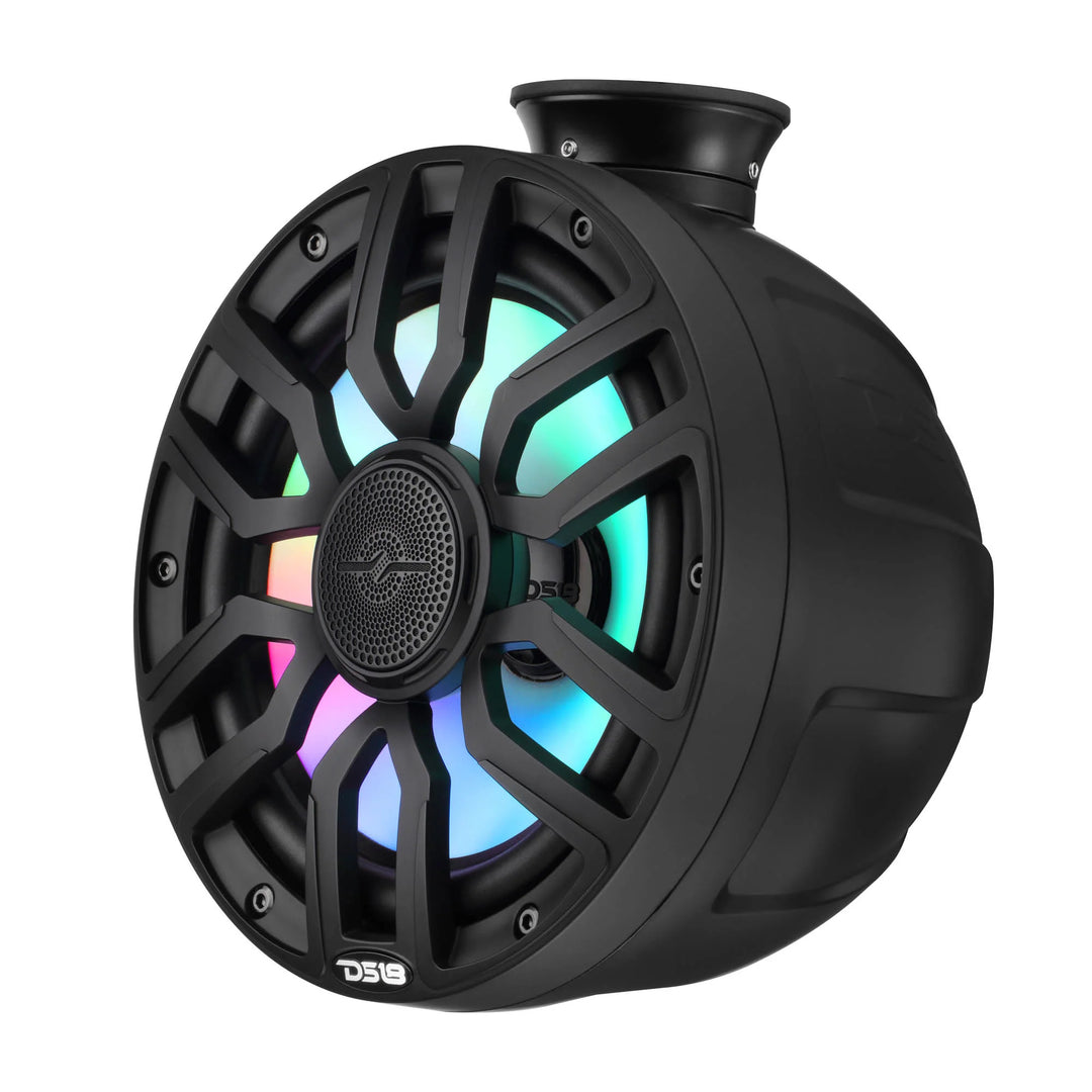 DS18 NXL-IQPS8/BK 8" Tower Speaker Pods with LEDs - 175 Watts Rms 4-ohm