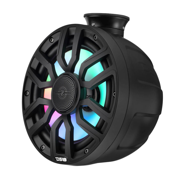 DS18 NXL-IQPS8/BK 8" Tower Speaker Pods with LEDs - 175 Watts Rms 4-ohm