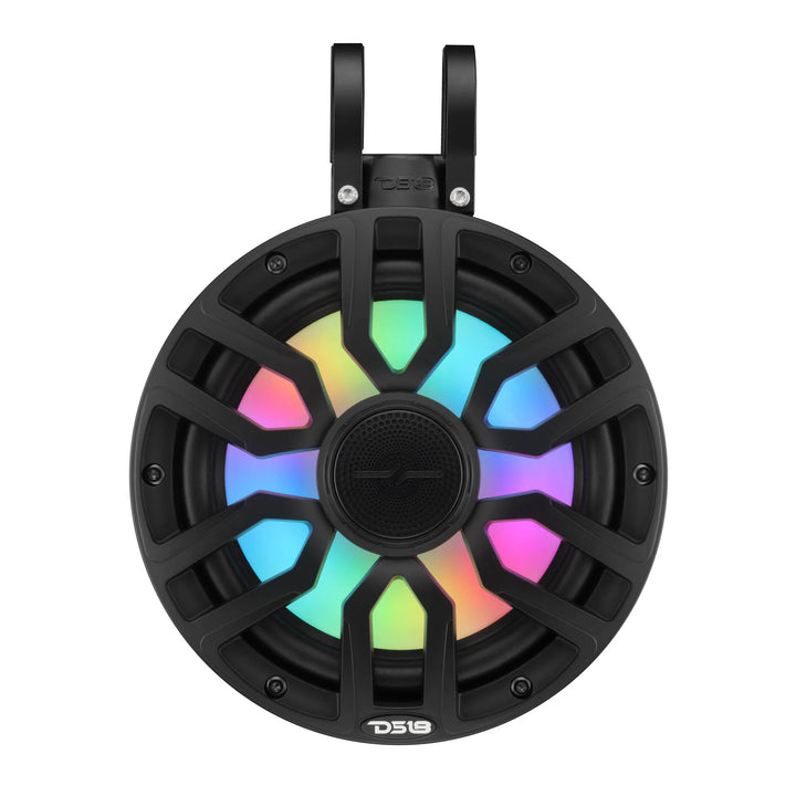 DS18 NXL-IQPS8/BK 8" Tower Speaker Pods with LEDs - 175 Watts Rms 4-ohm