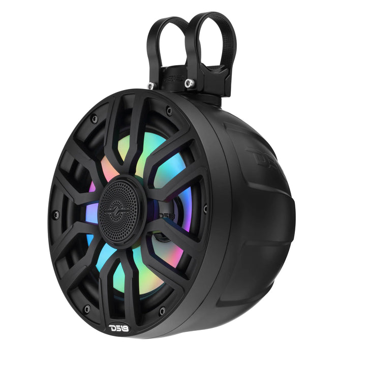 DS18 NXL-IQPS8/BK 8" Tower Speaker Pods with LEDs - 175 Watts Rms 4-ohm