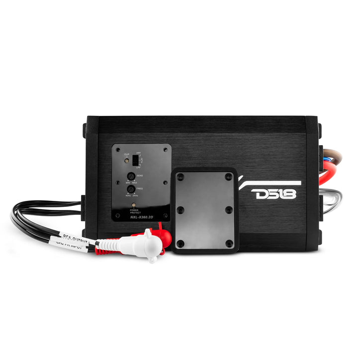DS18 NXL-X360.2D 2-Channel Marine Amplifier - 2 x 180 Watts Rms @ 4-ohm