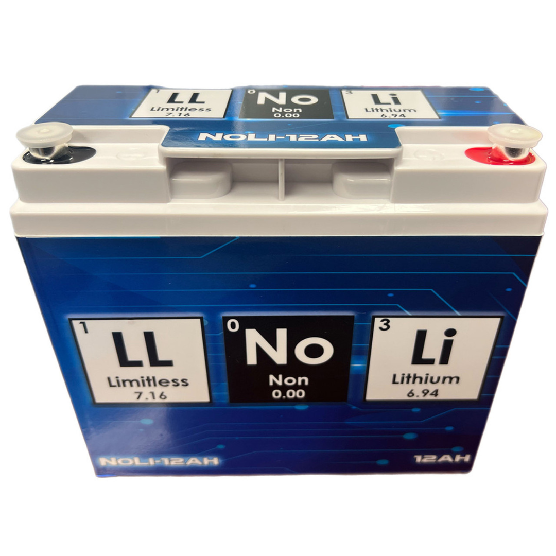 Batería ilimitada de audio para automóvil de iones de sodio NoLi-12AH de litio - 2000 - 3000 vatios Rms | 12Ah