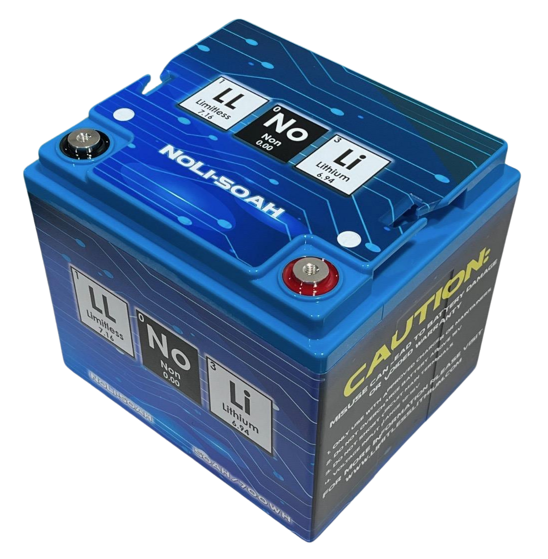 Limitless Lithium NoLi-50AH Sodium-ION Car Audio Battery - 10000 - 15000 Watts Rms | 50Ah