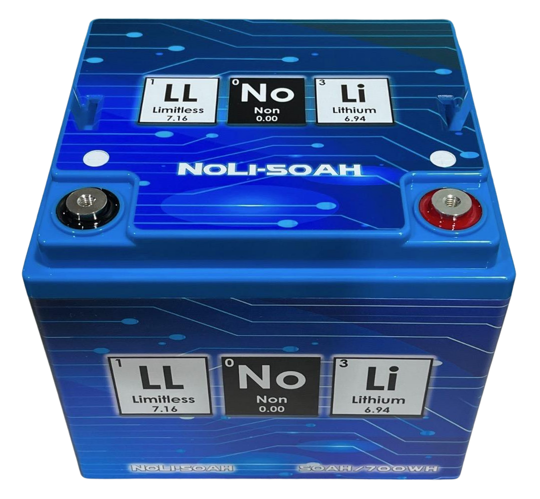 Limitless Lithium NoLi-50AH Sodium-ION Car Audio Battery - 10000 - 15000 Watts Rms | 50Ah