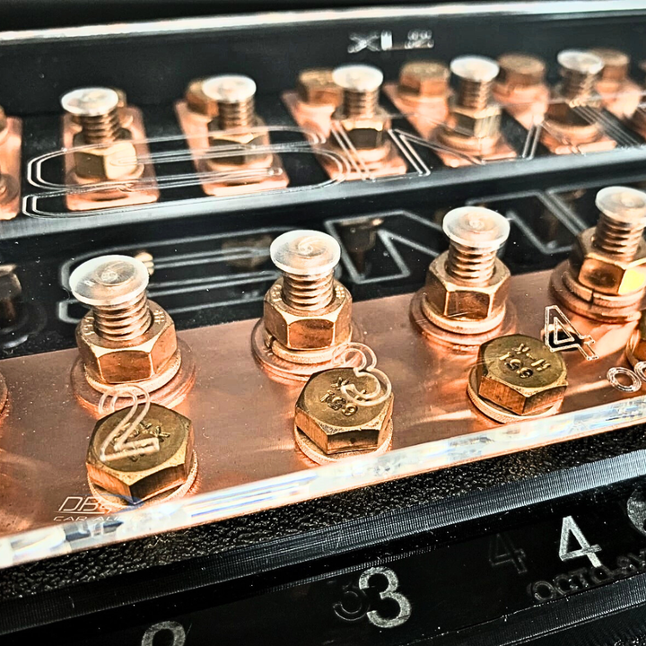 SMD Deca XL2 8 Spot ANL Fuse Block - Copper Hardware