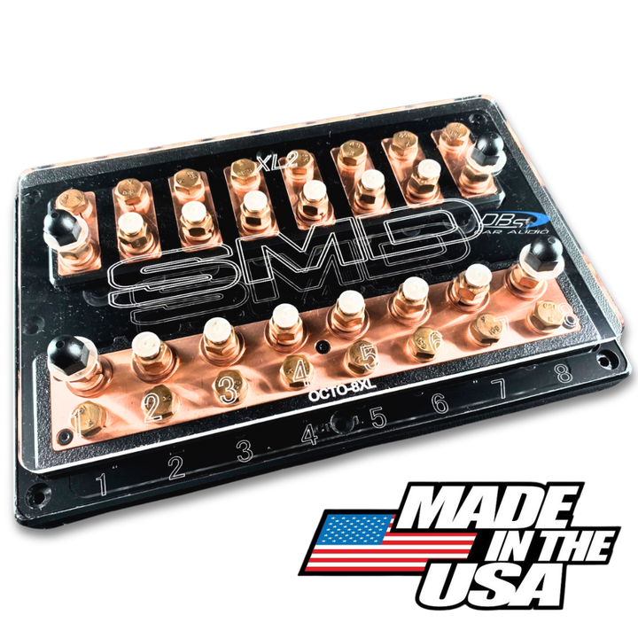 SMD Deca XL2 8 Spot ANL Fuse Block - Copper Hardware