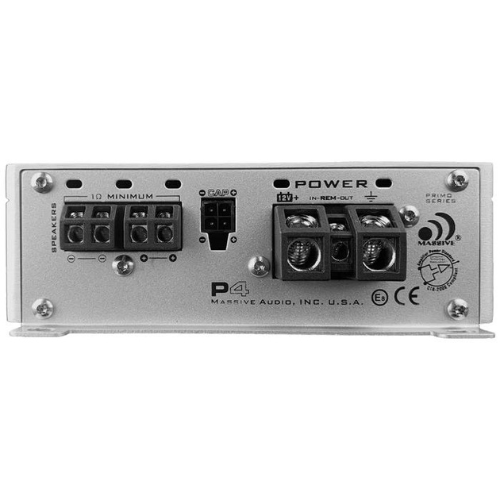 Massive Audio P4 Monoblock Class D Subwoofer Amplifier - 1 x 1600 Watts Rms @ 1-ohm